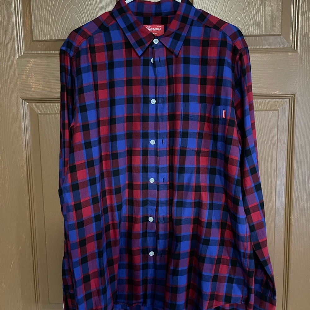 Supreme Flannel Button down shirt